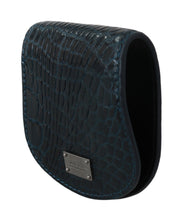 Blue Exotic Skins Condom Case Holder Pocket Dolce & Gabbana