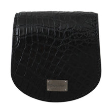 Black Exotic Skin Pocket Condom Case Holder Dolce & Gabbana
