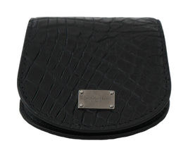 Black Exotic Skin Pocket Condom Case Holder Dolce & Gabbana