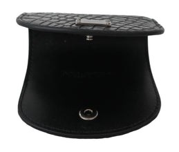 Black Exotic Skin Pocket Condom Case Holder Dolce & Gabbana