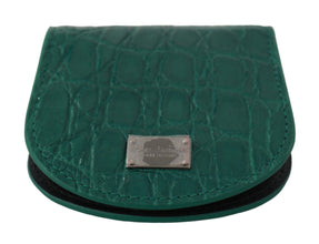 Green Exotic Skins Condom Case Holder Wallet Dolce & Gabbana