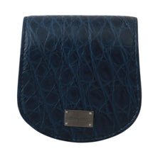 Blue Holder Pocket Wallet Blue Exotic Skin Condom Case Dolce & Gabbana