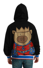 Black Sweater Pig of the Year Hooded Dolce & Gabbana