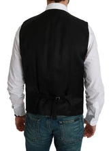 White Black Stripes Waistcoat Formal Vest Dolce & Gabbana