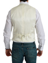 White Waistcoat Formal Wool  Vest Dolce & Gabbana