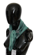 Green Silk Shawl Foulard Wrap Scarf Costume National