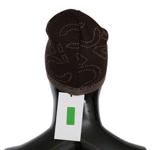 Beanie Brown Wool Blend Branded Hat Costume National