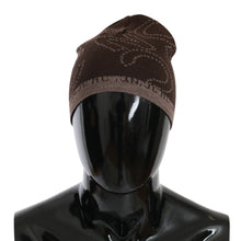 Beanie Brown Wool Blend Branded Hat Costume National