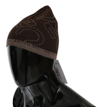 Beanie Brown Wool Blend Branded Hat Costume National