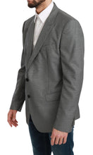 Gray Slim Fit Formal MARTINI Blazer Dolce & Gabbana