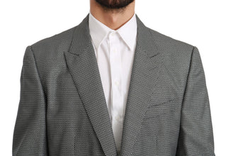 Gray Slim Fit Formal MARTINI Blazer Dolce & Gabbana