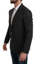 Gray NAPOLI Slim Fit Jacket Wool Blazer Dolce & Gabbana