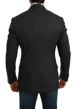 Gray NAPOLI Slim Fit Jacket Wool Blazer Dolce & Gabbana