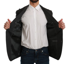 Gray NAPOLI Slim Fit Jacket Wool Blazer Dolce & Gabbana