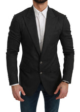 Gray NAPOLI Slim Fit Jacket Wool Blazer Dolce & Gabbana