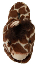 Brown Giraffe Slippers Flats Sandals Shoes Dolce & Gabbana