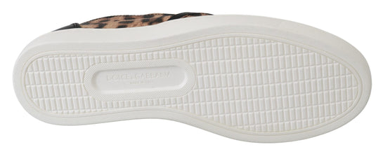 Leather Leopard #dgfamily Loafers Shoes Dolce & Gabbana