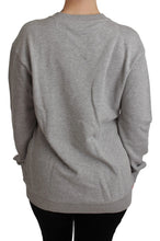 Gray #dgfamily Cotton Pullover Sweater Dolce & Gabbana