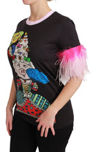Black YEAR OF THE PIG Top Cotton  T-shirt Dolce & Gabbana