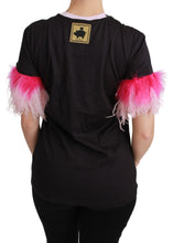 Black YEAR OF THE PIG Top Cotton  T-shirt Dolce & Gabbana
