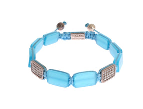 CZ Opal 925 Silver Bracelet Nialaya