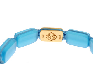 CZ Opal 18K Gold 925 Bracelet Nialaya