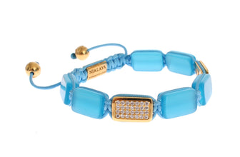 CZ Opal 18K Gold 925 Bracelet Nialaya