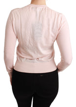 Pink Floral Silk Cashmere Pullover Sweater Dolce & Gabbana