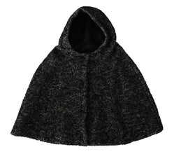 Gray Tweet Wool Kaftan Jacket Coat Top Dolce & Gabbana