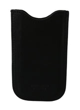 Black Leather Multifunctional Men ID Bill Card Holder Wallet John Galliano