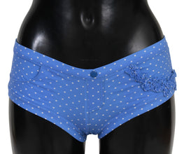 Blue Shorts Beachwear Bikini Bottoms Swimsuit Ermanno Scervino