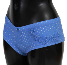 Blue Shorts Beachwear Bikini Bottoms Swimsuit Ermanno Scervino