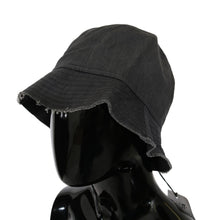 Black Washed Wide Brim Outdoor Bucket Hat Costume National