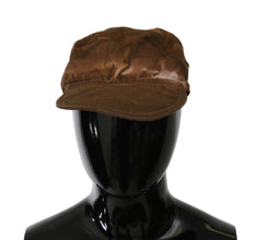 Brown Newsboy Beret Cabbie Fedora Hat Costume National