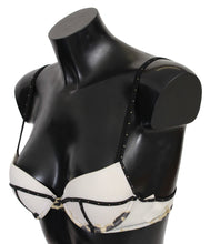 White Polyester Spandex Push Up Bra Underwear Just Cavalli