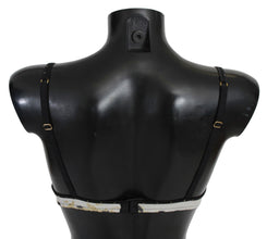 White Polyester Spandex Push Up Bra Underwear Just Cavalli