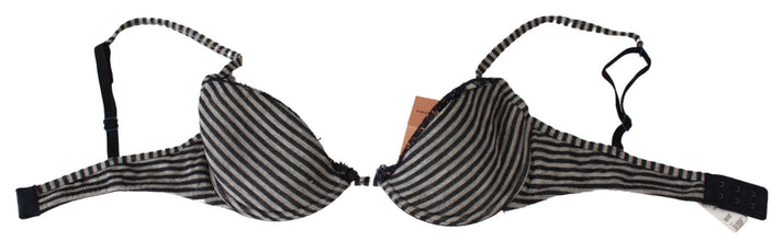 Blue Stripes Lace Reggiseno Bra Underwear Ermanno Scervino