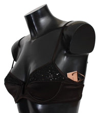 Brown Sequined Balconcino Bra Underwear Ermanno Scervino