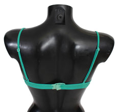 Green Push Up Bra 100% Cotton Underwear Ermanno Scervino