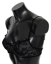 Black Mesh Balconcino Bra Nylon  Underwear Ermanno Scervino