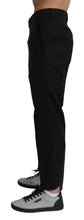 Black Cotton Wool Formal Dress Pants Dolce & Gabbana
