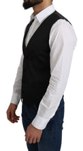 Gray 100% Silk Formal Coat Vest Dolce & Gabbana