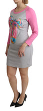 Gray My Little Pony Top Sweater Dress Moschino