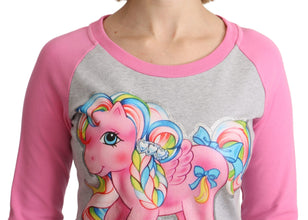 Gray My Little Pony Top Sweater Dress Moschino