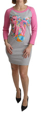 Gray My Little Pony Top Sweater Dress Moschino
