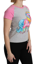 Gray and pink Cotton T-shirt My Little Pony Top Moschino