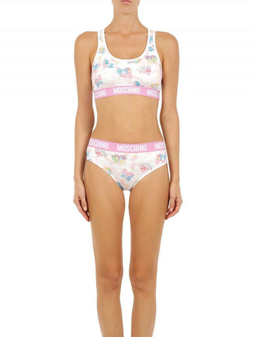 White Two-Piece Sleepwear My Little Pony Bikini Moschino