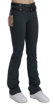 Gray Mid Waist Slim Flared Denim Trouser Jeans John Galliano