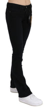 Black Low Waist Skinny Denim Cotton Jeans Costume National