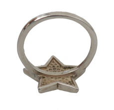 Silver Womens Clear CZ Star 925 Ring Nialaya